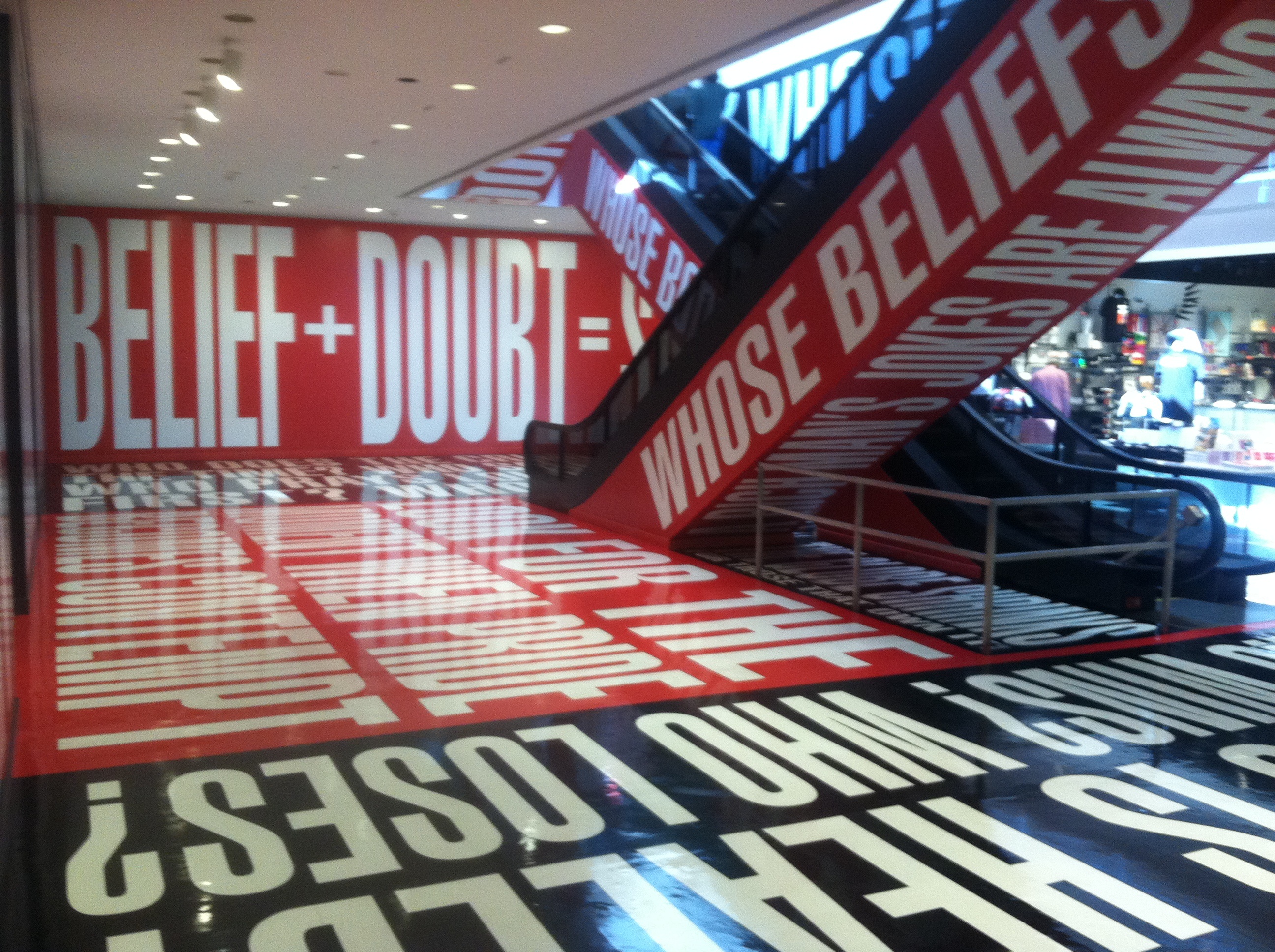 Barbara Kruger Exhibit at Hirshhorn, Yes, No, Maybe exhibit and Kerr James Marshall at the National Gallery